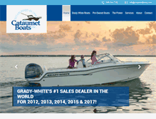 Tablet Screenshot of cataumetboats.com
